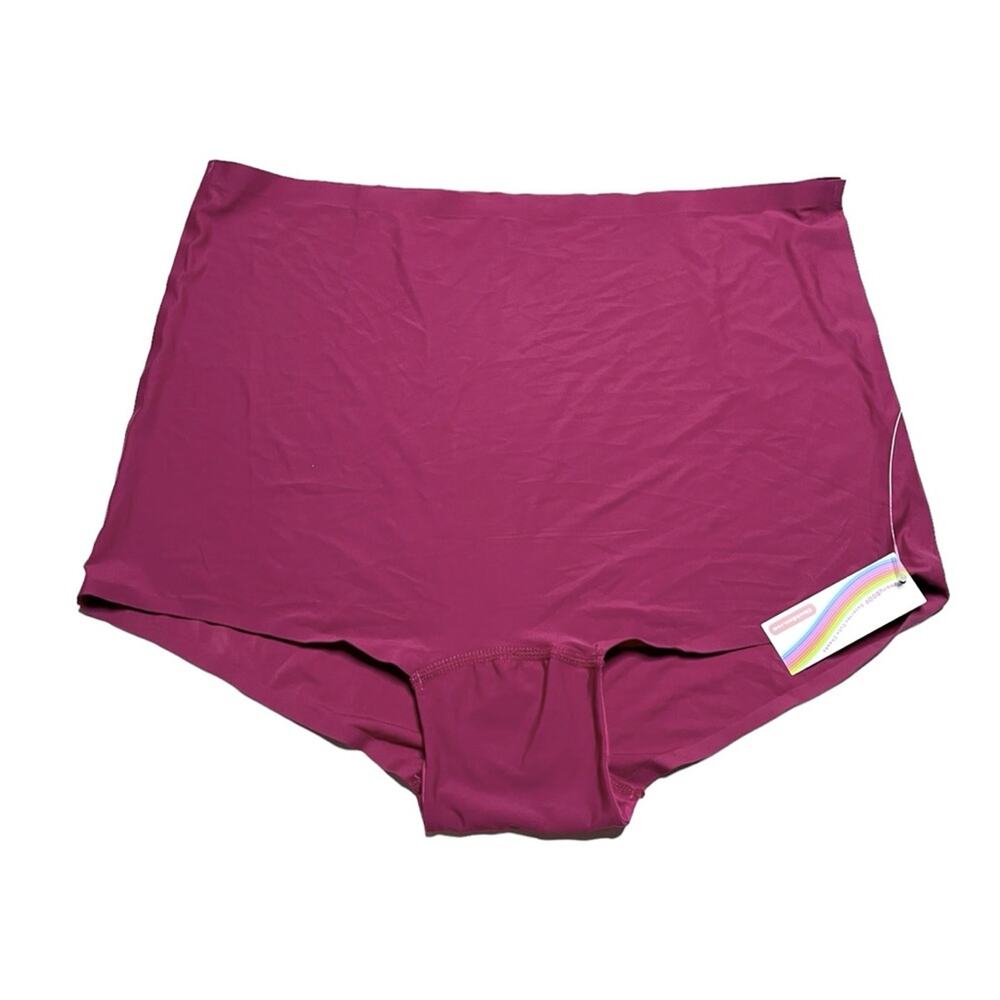 Cheek Boss Boyshort Panty Size 4XL Wine